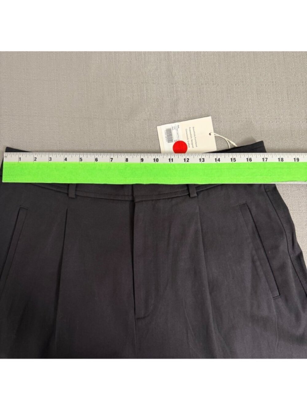 EVERLANE The Draper Pleated Pant High Rise Wide Leg Black Trousers Capsule 14S - Picture 11 of 16
